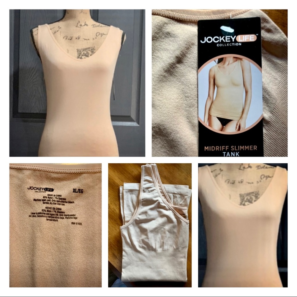 Jockey Life Collections Midriff Slimmer Tank - XL